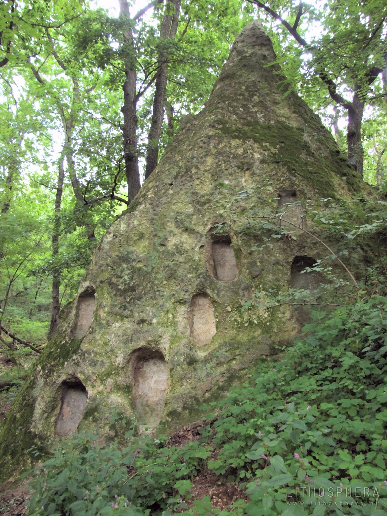 20.a kép: A Furgál-völgy egyik kúp alakú kaptárköve (Cserépváralja) (Fotó: Baráz Csaba)